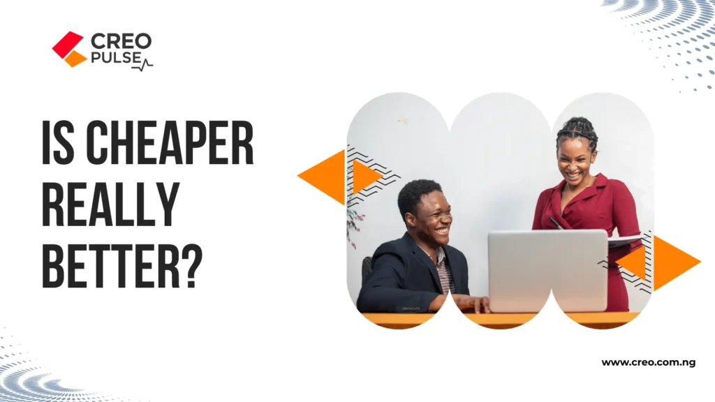 cheapest web proposal is rarely the best deal