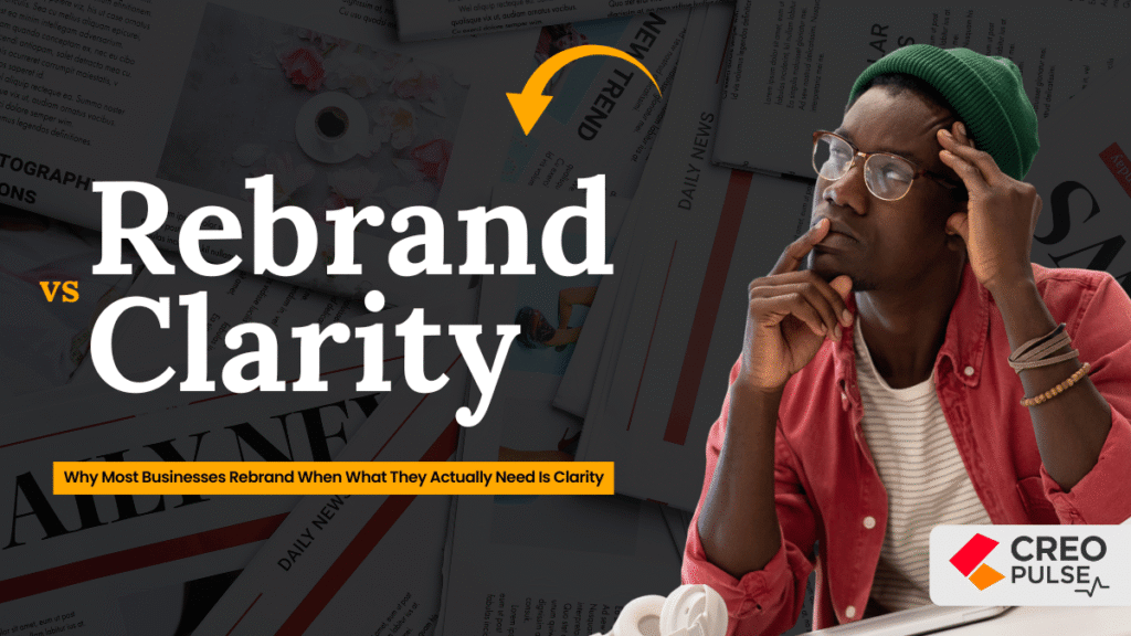 brand clarity vs rebranding what your business actually needs