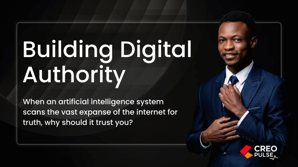 When an artificial intelligence system scans the vast expanse of the internet for truth, why should it trust you?
