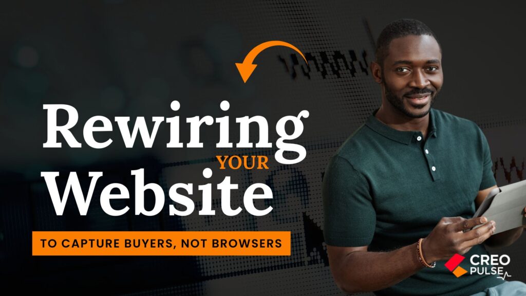 A structural diagram illustrating how commercial intent web architecture filters out casual browsers to capture qualified buyers.